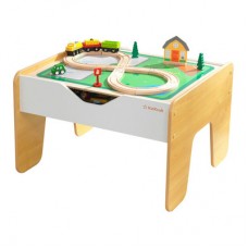 Набор KidKraft Железная дорога и конструктор с игровым столом 2 в 1 (10039) Набор KidKraft Железная дорога и конструктор с игровым столом 2 в 1 (10039)