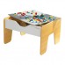Набор KidKraft Железная дорога и конструктор с игровым столом 2 в 1 (10039)