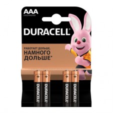 Батарейки щелочные Duracell Basic ААА 1.5V LR03 4 шт (5000394052543b) Батарейки щелочные Duracell Basic ААА 1.5V LR03 4 шт (5000394052543b)