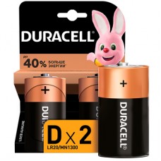 Батарейки щелочные Duracell Basic D 1.5V LR20 2 шт (5000394052512b) Батарейки щелочные Duracell Basic D 1.5V LR20 2 шт (5000394052512b)