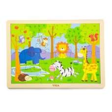 Пазл Viga Toys Сафари 24 элемента (50198)