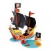 Игровой набор Janod Корабль пиратов 3D (J08579) Игровой набор Janod Корабль пиратов 3D (J08579)