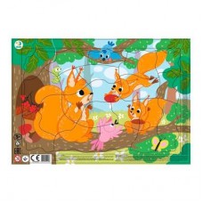Пазл с рамкой DoDo Белочки (R300224) Пазл с рамкой DoDo Белочки (R300224)