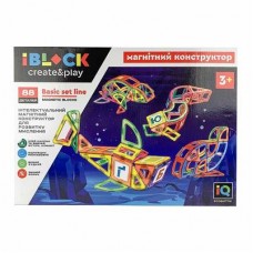 Магнитный конструктор IBLOCK 88 деталей (PL-920-07) Магнитный конструктор IBLOCK 88 деталей (PL-920-07)