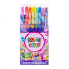 Восковые карандаши Sweet shop Выкрутасики 8 цветов ароматизированные (42073) Восковые карандаши Sweet shop Выкрутасики 8 цветов ароматизированные (42073)