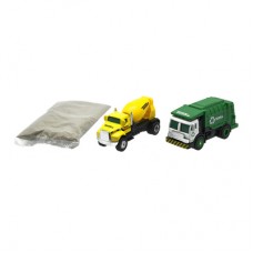 Набор машинок Tonka Мусоровоз и бетономешалка с песком 1:64 (06024) Набор машинок Tonka Мусоровоз и бетономешалка с песком 1:64 (06024)