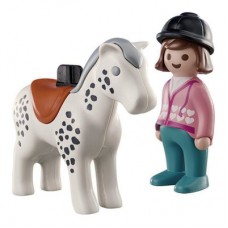 Конструктор Playmobil 1.2.3 Всадник с лошадью (70404) Конструктор Playmobil 1.2.3 Всадник с лошадью (70404)