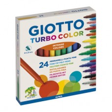 Фломастеры Fila Giotto Turbo color 24 цвета (417000) Фломастеры Fila Giotto Turbo color 24 цвета (417000)