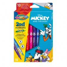 Фломастеры Colorino Disney Микки Маус 10 цветов двусторонние (89892PTR) Фломастеры Colorino Disney Микки Маус 10 цветов двусторонние (89892PTR)