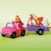 Кукла Ева на джипе с трейлером и лошадью Simba (5737460) Кукла Ева на джипе с трейлером и лошадью Simba (5737460)