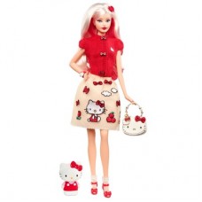 Колекционная кукла Barbie Hello Kitty (DWF58) Колекционная кукла Barbie Hello Kitty (DWF58)