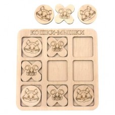 Игра крестики-нолики Little Panda Кошки мышки (4823720032634) Игра крестики-нолики Little Panda Кошки мышки (4823720032634)