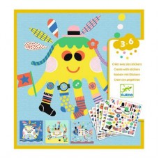 Художественный комплект Djeco Маринс с наклейками (DJ08931) Художественный комплект Djeco Маринс с наклейками (DJ08931)