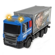 Машинка Dickie toys Городская техника Скания со звуком и светом синяя (3742008/3742008-3)