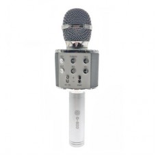 Микрофон для караоке G-SIO серебристый с подсветкой (UFTMK2LSilver) Микрофон для караоке G-SIO серебристый с подсветкой (UFTMK2LSilver)