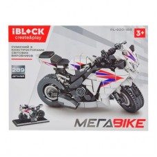 Конструктор IBLOCK Мега Bike Спортивный мотоцикл белый (PL-920-188) Конструктор IBLOCK Мега Bike Спортивный мотоцикл белый (PL-920-188)