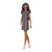 Кукла Barbie Fashionistas шатенка в сером платье и очках (GYB01) Кукла Barbie Fashionistas шатенка в сером платье и очках (GYB01)