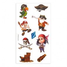 Набор тату для тела Tattooshka Пираты цветные (WS-192)
