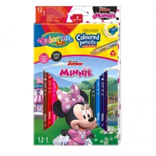 Карандаши цветные Colorino Disney Минни Маус 13 цветов с точилкой (90614PTR) Карандаши цветные Colorino Disney Минни Маус 13 цветов с точилкой (90614PTR)