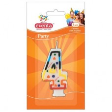 Свечка для торта EVENTA Цифра 4 (39100600)