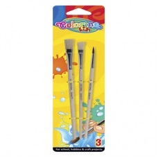 Набор школьных кистей Colorino 3 шт (13741PTR/1) Набор школьных кистей Colorino 3 шт (13741PTR/1)