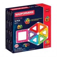 Магнитный конструктор Базовый набор Magformers 14 элементов (701003) Магнитный конструктор Базовый набор Magformers 14 элементов (701003)