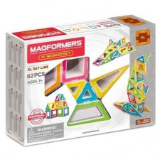 Магнитный конструктор Magformers XL Неон 62 детали (706007) Магнитный конструктор Magformers XL Неон 62 детали (706007)