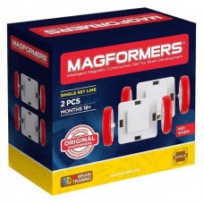 Магнитный конструктор Magformers Красные колёса (713024) Магнитный конструктор Magformers Красные колёса (713024)