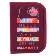 Пенал Kite Hello Kitty 622 HK 1 отделение 2 отворота с наполнением (HK19-622H) Пенал Kite Hello Kitty 622 HK 1 отделение 2 отворота с наполнением (HK19-622H)