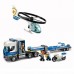 Конструктор LEGO City Полицейский вертолетный транспорт (60244)
