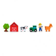 Дополнительный набор к железной дороге Viga Toys Ферма (50812) Дополнительный набор к железной дороге Viga Toys Ферма (50812)