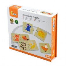 Набор пазлов Viga Toys Что едят животные (51607) Набор пазлов Viga Toys Что едят животные (51607)