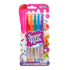 Гелевые ручки Scentos Sugar rush Яркий блеск 5 штук ароматизированные (41343) Гелевые ручки Scentos Sugar rush Яркий блеск 5 штук ароматизированные (41343)