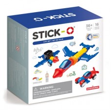 Магнитный конструктор Stick-O Транспорт 16 элементов (902003) Магнитный конструктор Stick-O Транспорт 16 элементов (902003)