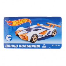 Цветные карандаши Kite Hot wheels 12 цветов в металлическом пенале (HW19-058) Цветные карандаши Kite Hot wheels 12 цветов в металлическом пенале (HW19-058)