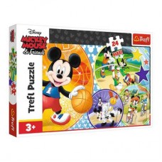 Пазл Trefl Mickey Mouse and friends Время на спорт 24 элемента (14291) Пазл Trefl Mickey Mouse and friends Время на спорт 24 элемента (14291)