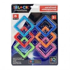 Магнитный конструктор IBLOCK 6 деталей (PL-920-12) Магнитный конструктор IBLOCK 6 деталей (PL-920-12)