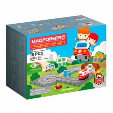 Магнитный конструктор Magformers Городской автобус 16 элементов (717010) Магнитный конструктор Magformers Городской автобус 16 элементов (717010)