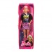 Кукла Barbie Fashionistas блондинка в черной футболке с принтом Рок (GRB47) Кукла Barbie Fashionistas блондинка в черной футболке с принтом Рок (GRB47)
