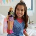 Кукла Barbie Fashionistas блондинка в черной футболке с принтом Рок (GRB47) Кукла Barbie Fashionistas блондинка в черной футболке с принтом Рок (GRB47)