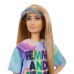 Кукла Barbie Fashionistas шатенка в розово-голубом платье (GRB51) Кукла Barbie Fashionistas шатенка в розово-голубом платье (GRB51)