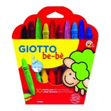 Восковые карандаши Fila Giotto Bebe 10 цветов с точилкой (466800) Восковые карандаши Fila Giotto Bebe 10 цветов с точилкой (466800)