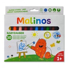 Фломастеры Malinos Детская магия 10 цветов (MA-300011) Фломастеры Malinos Детская магия 10 цветов (MA-300011)