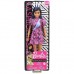 Кукла Barbie Fashionistas С синими волосами и розово-чёрным платьем (FBR37/GXY99) Кукла Barbie Fashionistas С синими волосами и розово-чёрным платьем (FBR37/GXY99)