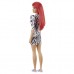Кукла Barbie Fashionistas Модница в белом платье с принтом (GRB56) Кукла Barbie Fashionistas Модница в белом платье с принтом (GRB56)