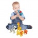 Игровой набор Kiddieland Дикие животные трещотки (054106) Игровой набор Kiddieland Дикие животные трещотки (054106)