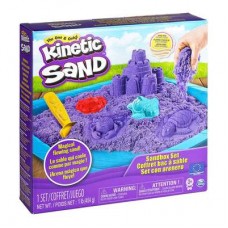 Набор кинетического песка Kinetic Sand Замок из песка фиолетовый 454 г (71402P) Набор кинетического песка Kinetic Sand Замок из песка фиолетовый 454 г (71402P)