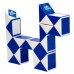 Головоломка Змейка Rubiks бело-голубая (RBL808-1) Головоломка Змейка Rubiks бело-голубая (RBL808-1)