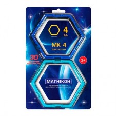 Магнитный конструктор МАГНИКОН Шестиугольник 4 шт (MK-4-6У) Магнитный конструктор МАГНИКОН Шестиугольник 4 шт (MK-4-6У)