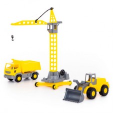 Игровой набор строительной техники Polesie Агат (57150) Игровой набор строительной техники Polesie Агат (57150)